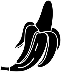 banana illustration fruit silhouette leaf logo nature icon black food green agriculture garden plant tree flower tropical plantation growth shape bunch stem farm for vector graphic background
