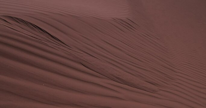 A sand dune of sahara desert at Mhamid el Ghizlane in Morocco