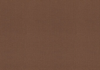 Seamless old copper, spice, peanut, leather brown embossed linen fabric vintage paper texture as background, art style pressed relief decor.