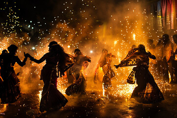 Durga Puja festivals of India.