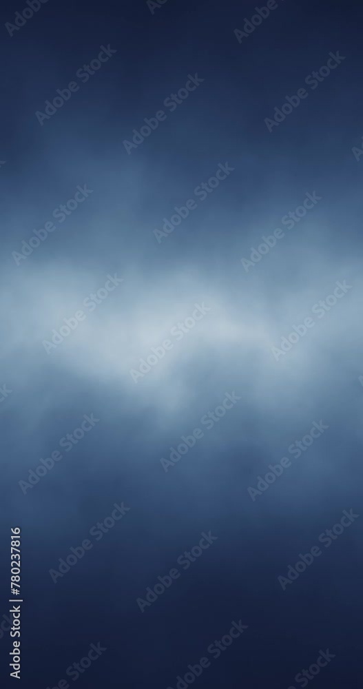 Poster blue foggy and smoky light vertical movement loop animation.