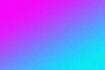 Colorful purple, blue and light blue gradient noisy grain background texture. Poster, pamphlet, flyer background