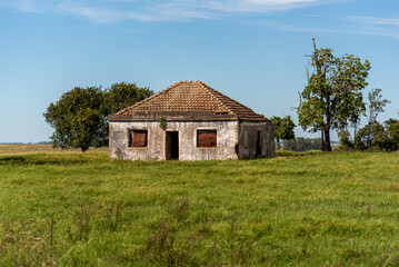 Fototapeta na wymiar Paisagem rural sul do Brasil fronteira com Uruguai