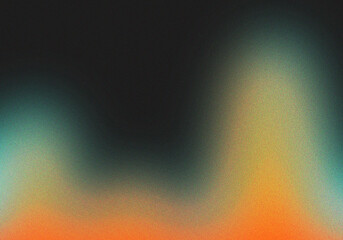 color gradient, rough abstract background, bright light and glow pattern, empty space, grainy noise, rough texture orange yellow and black