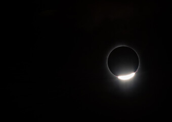 solar eclipse 2024 sun and moon real photo