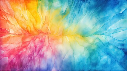 Bright colored rainbow tie dye background - obrazy, fototapety, plakaty