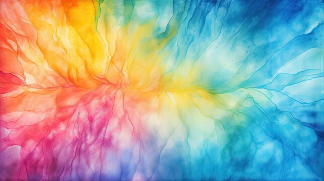 Bright colored rainbow tie dye background