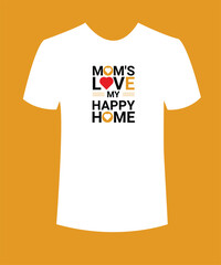 Mother's Day T shirt Design,  My First Mother's Day T shirt Design Template.