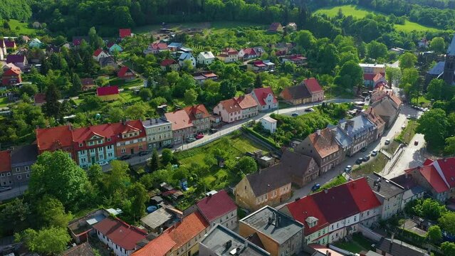 Hill Swieta Jadwiga Zloty Stok Wzgorze Aerial View Poland