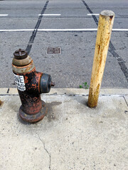 Sidewalk Fire Hydrant, New York City, NY, USA