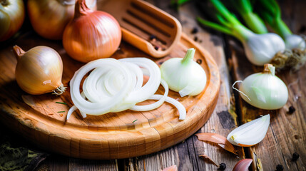 onion and garlic