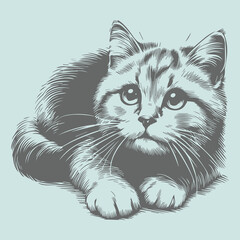 Cat Sketch Illustration