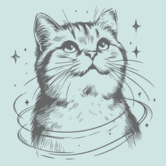 Cat Sketch Illustration