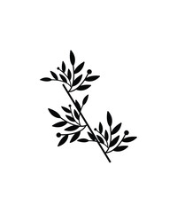 branch with leaves icon, vector best flat icon.