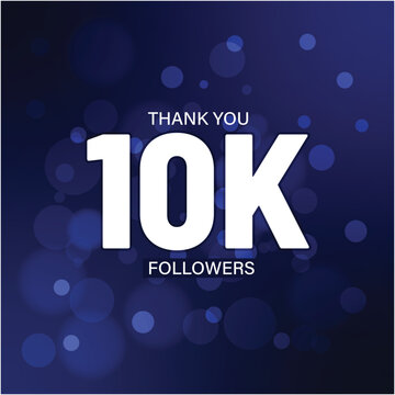Thank you, 10k follower ,Congratulations follower, celebration new design greetings template