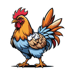 Fototapeta premium clipart vector isolation chicken cartoon
