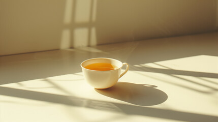 Cup of Tea on Floor
