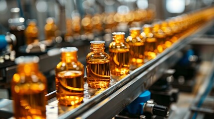 Production lines in chemical plants fabricate an array of products, from industrial chemicals to specialized compounds.

