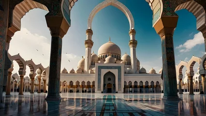 Fototapeten view of the mosque © HeyKun