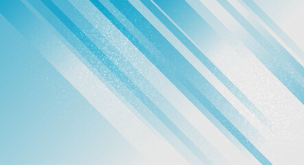 Blue geometric stripes abstract tech grunge grainy background. Vector minimal design