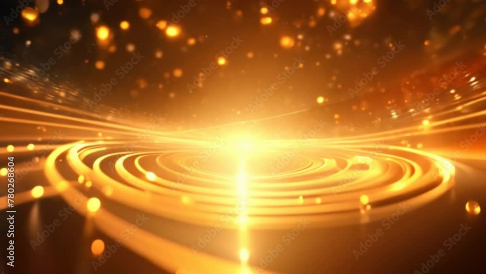 Aufkleber Abstract background with blurred bokeh music lights and shadows.