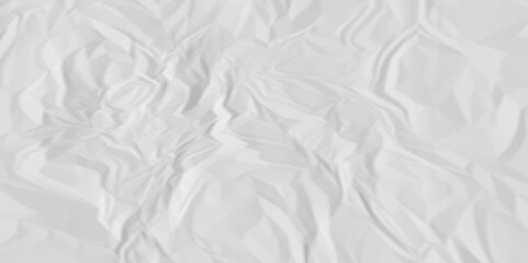 White crumpled paper texture . White wrinkled paper texture. White paper texture . White crumpled and top view textures can be used for background of text or any contents .