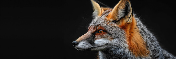 a Gray fox beautiful animal photography like living creature - Powered by Adobe