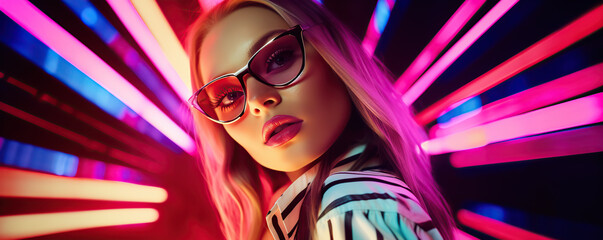 Woman Wearing Sunglasses 