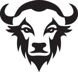 Buffalo logo symbol  vector illustration