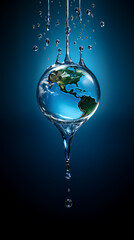 Ecology, water conservation, world water day