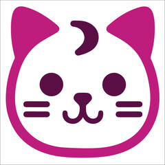 Cat logo illustration