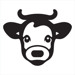Cow logo and symbol vector illustration
