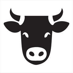 Cow logo and symbol vector