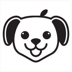 Dog logo and symbol vector illustration