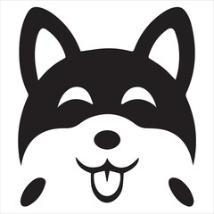 Dog logo and symbol vector illustration