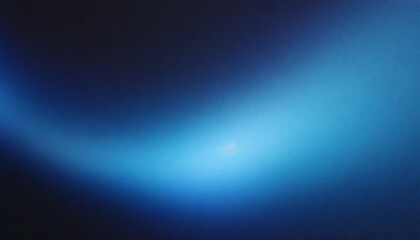 Fototapeta premium Astral Aura: Glowing Blue Light Effect on Dark Gradient Background