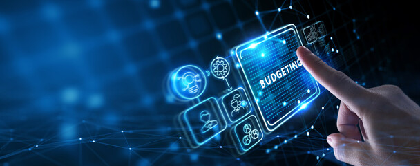 Budget capital finance economy investment money concept. Budgeting. - obrazy, fototapety, plakaty