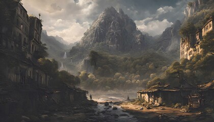 view of the mountains - Powered by Adobe