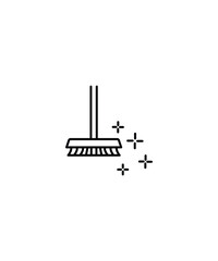 cleaning icon, vector best line icon.