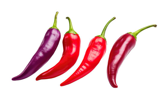red hot chili pepper isolated on PNG Background. Generative Ai.