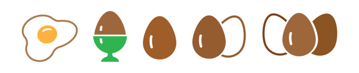 egg icon on white background