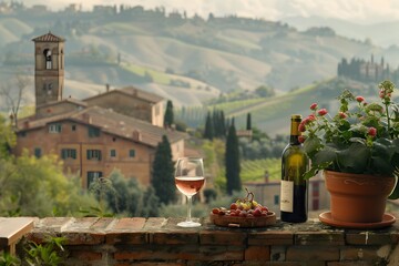 Captivating Tuscany Lifestyle Imagery Inspired by the Pages of Jamie Oliver Showcasing Leisurely Street Life and Vibrant Community Moments with a