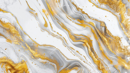 golden and white marble texture background