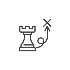 Business Strategy line icon - 780291221