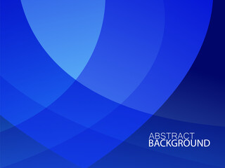 Abstract blue background with wavy design. Vector illustration