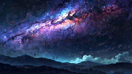 stunning milky way