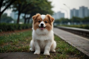 A cute dog