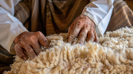 Craftsmanship in Traditional Wool Carding