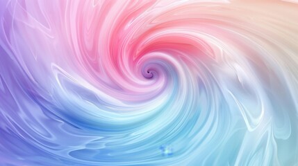 Swirls of soft colors form a dynamic yet soothing pastel vortex backdrop, perfect for children's science presentations. 