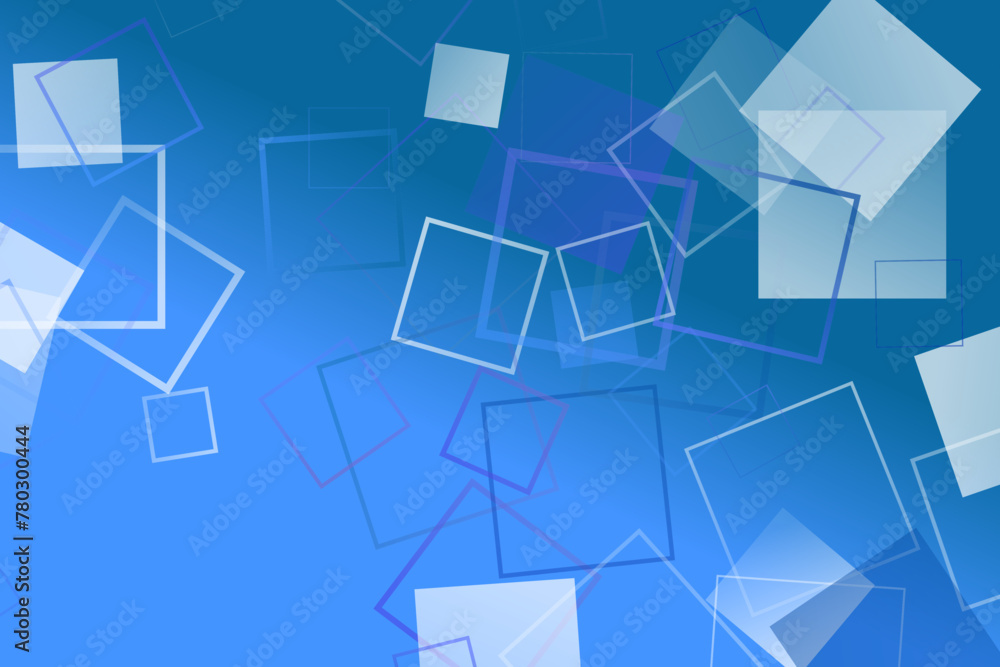 Aufkleber random square website background - modern abstract trendy vector graphic
